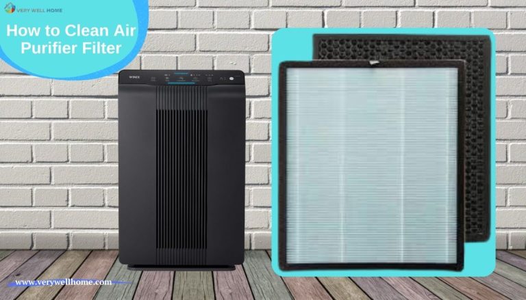 how to clean air purifier filter