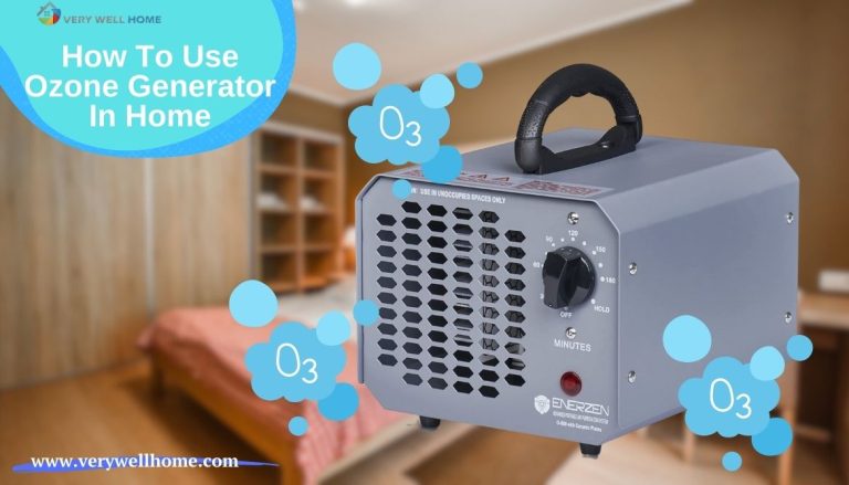how to use ozone generator in home
