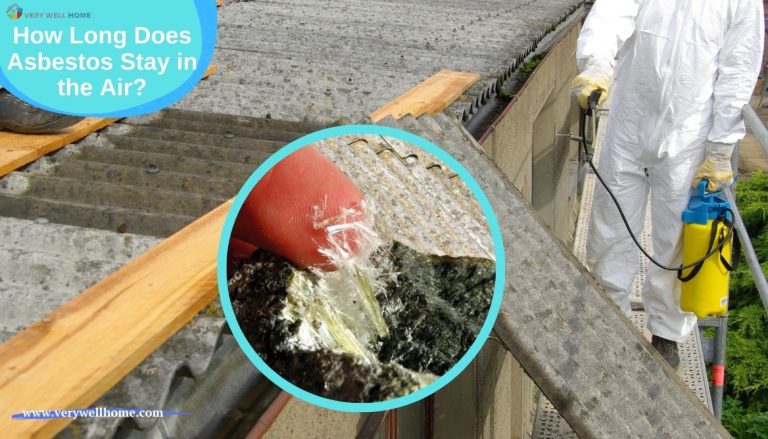 how long does asbestos stay in the air