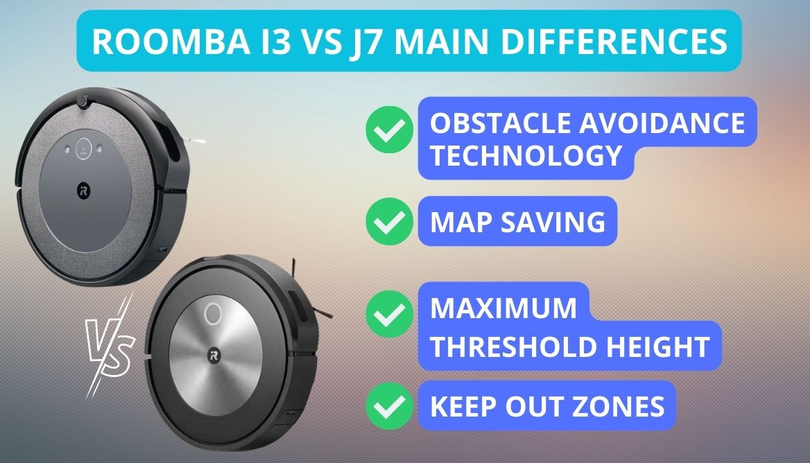Roomba i3 vs j7 Robot Vacuum 5 Impressive Differences!
