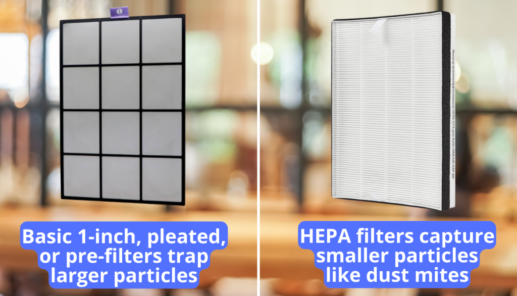 HEPA and pre-filters