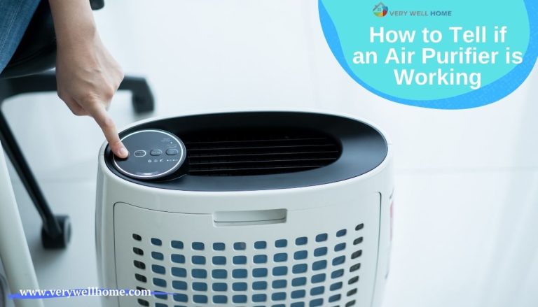 how to tell if air purifier is working