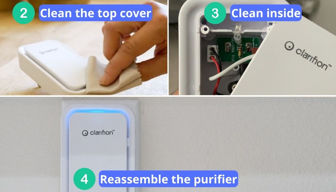 Clarifion Air Ionizer How to Clean It and Maintaince?