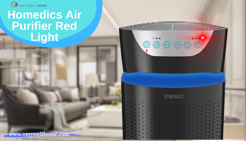 Homedics Air Purifier Red Light 4 Reasons and Best Fixes